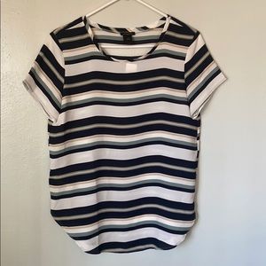 Ann Taylor striped blouse.
